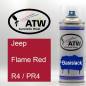 Preview: Jeep, Flame Red, R4 / PR4: 400ml Sprühdose, von ATW Autoteile West.